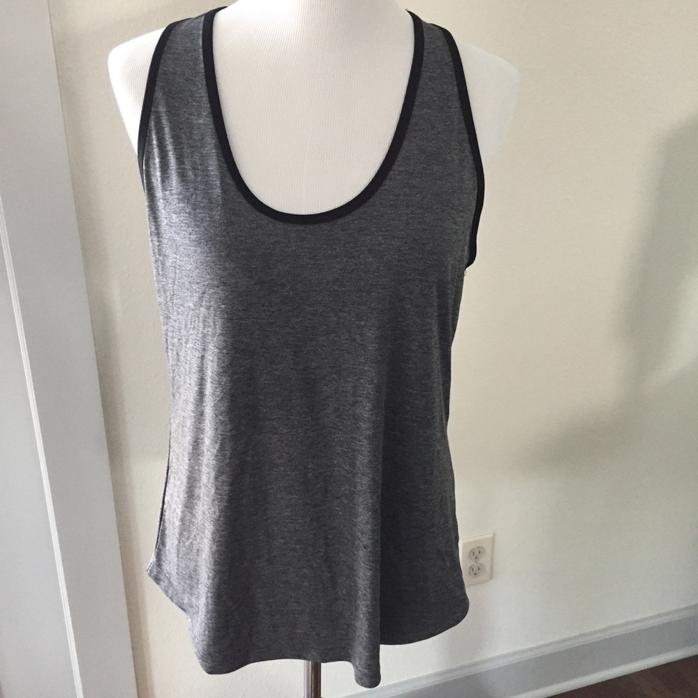 Old Navy Active Tank-Gray with Black Trim